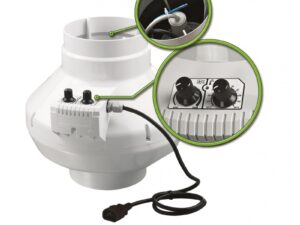 VK150 – Kanalni Ventilator s Termostatom i Regulatorom Brzine (460 m³/h)